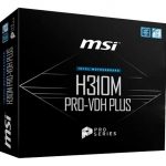 TARJETA MADRE MSI H310M-PRO-VDH PLUS 8VA-9NA