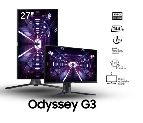 MONITOR SAMSUNG 27” GAMING  MOD: F27G35TFWL 144HZ-1MS  Z1793